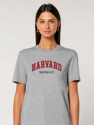 American Universities Koszulka "Havard University" w kolorze szarym rozmiar: S. Szare bluzki American Universities, s, bez wzorów, z bawełny, bez kołnierzyka, bez ramiączek. Za 66.31 zł.