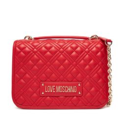 Torebka LOVE MOSCHINO. Czerwone torebki klasyczne Love Moschino, bez wzorów, bez dodatków. Za 949.99 zł.