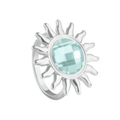 Pierścionek Soleil, posrebrzany. Szare pierścionki Lilou, posrebrzane. Za 239.00 zł.