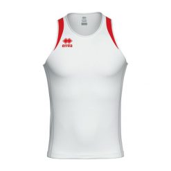 Tank top Errea Starter. Białe topy ERREA, bez wzorów, bez kołnierzyka, bez ramiączek. Za 237.00 zł.