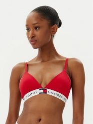 Tommy Hilfiger Biustonosz braletka UW0UW06040 Czerwony. Czerwone biustonosze TOMMY HILFIGER, bez wzorów, z bawełny. Za 99.99 zł.