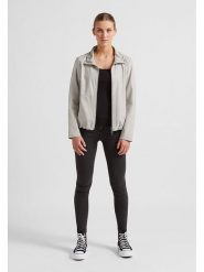 Milestone Skórzana kurtka "Riley" w kolorze szarym rozmiar: 38. Szare kurtki Milestone, bez wzorów, ze skóry, bez kaptura. Za 404.99 zł.