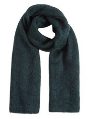 MOSS COPENHAGEN Szal "Annalisa" w kolorze ciemnozielonym rozmiar: onesize. Zielone szaliki Moss Copenhagen, bez wzorów, z materiału. Za 150.02 zł.