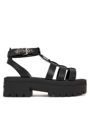 Tommy Jeans Sandały Tjw Fisherman Leather Max Sandal EN0EN02943 Czarny. Czarne sandały Tommy Jeans, bez wzorów, z jeansu, bez obcasa, na płaskiej podeszwie, bez zapięcia. Za 489.99 zł.