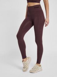 Damskie wysokie legginsy Hummel TIF. Brązowe legginsy Hummel, xs, bez wzorów, z dzianiny. Za 160.50 zł.