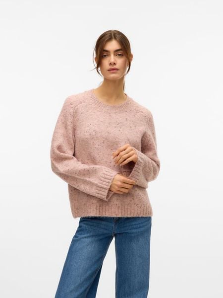 Vero Moda Sweter w kolorze jasnoróżowym rozmiar: XS. Różowe swetry Vero Moda, s, bez wzorów, z materiału, bez ramiączek. Za 87.19 zł.