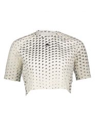 Adidas Koszulka w kolorze kremowym rozmiar: M. Brązowe bluzki Adidas, m, bez wzorów, bez kołnierzyka, bez ramiączek. Za 92.86 zł.