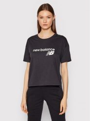 New Balance T-Shirt WT03805 Czarny Relaxed Fit. Czarne t-shirty New Balance, s, bez wzorów, z bawełny, bez kołnierzyka, bez ramiączek. Za 69.99 zł.