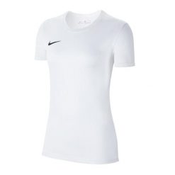 Womens Park VII t-shirt 100. Białe t-shirty Nike, xs, bez wzorów, bez kołnierzyka, bez ramiączek. Za 107.24 zł.