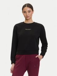 Armani Exchange Bluza XW001451 AF10830 MC021 Czarny Relaxed Fit. Czarne bluzy Armani Exchange, m, bez wzorów, z bawełny, bez kaptura. Za 479.99 zł.