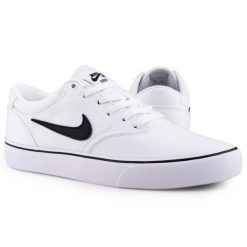 Buty sportowe trampki Nike SB CHRON 2 CNVS. Białe obuwie sportowe Nike, bez zapięcia, trekkingowe. Za 289.00 zł.