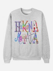 WOOOP Bluza "Hakuna Matata" w kolorze szarym rozmiar: XL. Szare bluzy Wooop, xl, bez wzorów, z bawełny, bez kaptura. Za 104.45 zł.