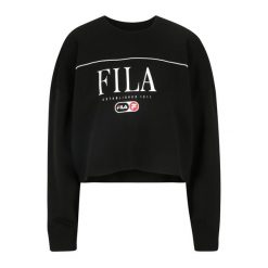 Bluza damska FILA Lewistown Crew Sweat. Czarne bluzy Fila, xs, bez wzorów, bez kaptura. Za 189.99 zł.
