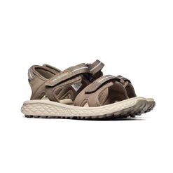Damskie sandały turystyczne Columbia KONOS HIKER 2-STRAP 2121311252. Brązowe sandały Columbia, bez wzorów, z gumy, z okrągłym noskiem, bez obcasa, bez zapięcia. Za 239.00 zł.