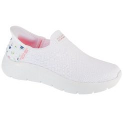 Buty sportowe Sneakersy damskie, Slip-Ins: GO WALK Flex - Sunset Rose. Białe obuwie sportowe Skechers, bez zapięcia, trekkingowe, Skechers Sport. Za 399.99 zł.