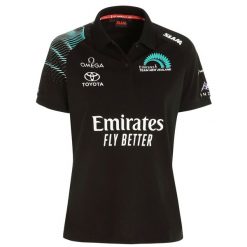 Slam Etnz Deck Ws Polo Ss Damskie. Czarne koszulki polo SLAM, s, bez wzorów, z bawełny, bez kołnierzyka, bez ramiączek. W wyprzedaży za 230.60 zł.