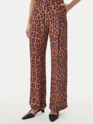 LOLA CASADEMUNT Spodnie palazzo MS2614002 Brązowy Wide Leg. Brązowe spodnie materiałowe LOLA CASADEMUNT, xs, bez wzorów, z materiału. Za 627.99 zł.