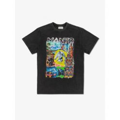 MANTO t-shirt IVO czarny XXL. Czarne koszulki sportowe MANTO, bez wzorów, bez ramiączek. Za 129.00 zł.