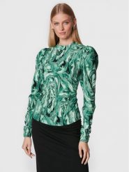 Gestuz Bluzka Ravagz 10906455 Zielony Slim Fit. Zielone bluzki Gestuz, bez wzorów, z wiskozy, bez kołnierzyka, bez ramiączek. Za 309.99 zł.