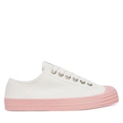 Trampki Novesta. Białe trampki Novesta, bez wzorów, bez zapięcia. Za 249.99 zł.