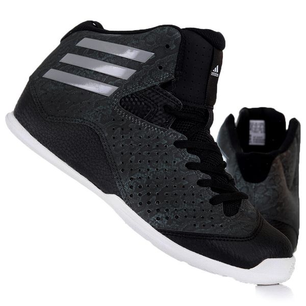 Buty Unisex sportowe do koszykówki ADIDAS NXT LVL SPD IV K. Czarne obuwie sportowe Adidas, bez zapięcia, do koszykówki. W wyprzedaży za 119.00 zł.