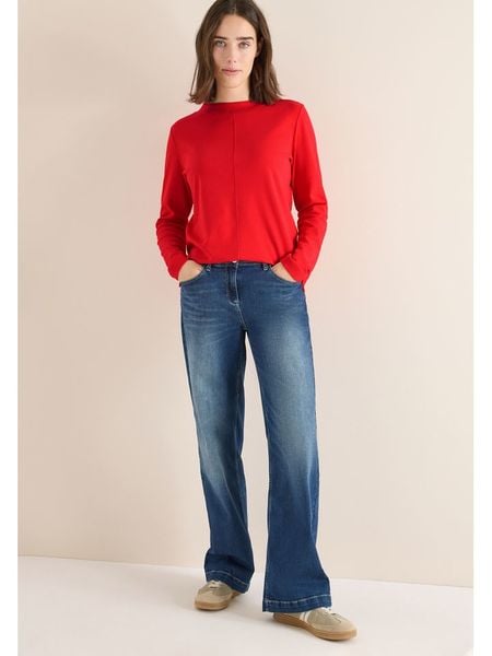 Cecil Koszulka w kolorze pomarańczowym rozmiar: XL. Pomarańczowe bluzki Cecil, xl, bez wzorów, z bawełny, bez kołnierzyka, bez ramiączek. Za 139.95 zł.