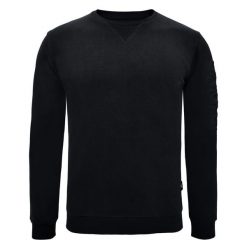 Bluza z bawełny Guros Play. Czarne bluzy ELPLAYER, bez wzorów, z bawełny, bez kaptura. W wyprzedaży za 91.00 zł.