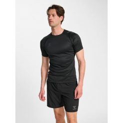 Koszulka Hummel Pro. Czarne bluzki Hummel, bez wzorów, sportowe, bez kołnierzyka, bez ramiączek. Za 148.15 zł.