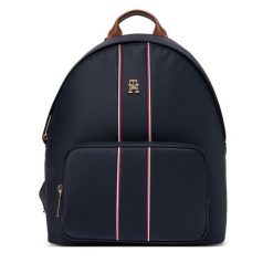 Plecak Tommy Hilfiger. Niebieskie plecaki TOMMY HILFIGER, bez wzorów. Za 519.99 zł.