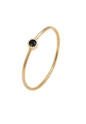 Elli Damski do łączenia minimalistyczny filigranowy z kryształami w srebrze 925 Sterling Silver Pierścionki 1 ct. Szare pierścionki Elli, srebrne. Za 213.99 zł.