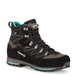 Buty górskie damskie AKU Trekker Lite III Wide GTX. Czarne trekkingi Aku, z zamszu, trekkingowe. Za 858.99 zł.
