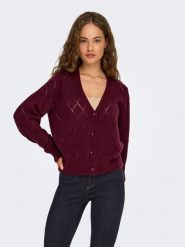 JDY Kardigan w kolorze czerwonym rozmiar: XL. Czerwone kardigany JDY, xl, bez wzorów. Za 121.45 zł.