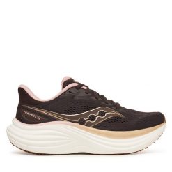 Buty do biegania Saucony. Brązowe obuwie sportowe Saucony, bez zapięcia, do biegania. Za 799.99 zł.