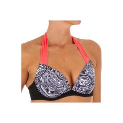 Góra kostiumu kąpielowego ELENA MAORI damska. Czarne koszulki sportowe OLAIAN, bez wzorów, z elastanu, bez ramiączek. W wyprzedaży za 49.99 zł.