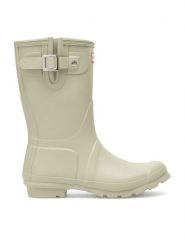 Hunter Kalosze HFW-002 Zielony. Zielone kalosze Hunter, bez wzorów, z kauczuku. Za 249.99 zł.