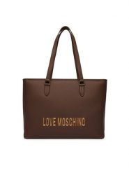 LOVE MOSCHINO Torebka JC4190PP1PKD0300 Brązowy. Brązowe shopper Love Moschino, bez wzorów, ze skóry, bez dodatków. Za 1,059.00 zł.