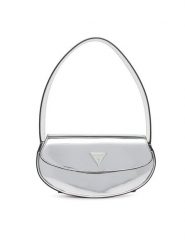 Guess Torebka HWMY94 96780 Srebrny. Szare torebki klasyczne Guess, z aplikacjami, ze skóry, bez dodatków. Za 299.99 zł.