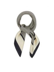 Tommy Hilfiger Apaszka Elevated Flag AW0AW17629 Granatowy. Niebieskie rękawiczki TOMMY HILFIGER, bez wzorów, z jedwabiu. Za 239.99 zł.