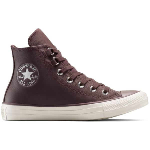 Sneakers Converse Chuck Taylor All Star. Fioletowe trampki Converse, bez wzorów, ze skóry, bez zapięcia. Za 379.45 zł.