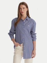 Guess Koszula W6GH39 W1849 Niebieski Relaxed Fit. Niebieskie koszule Guess, xs, z aplikacjami, z bawełny, bez kołnierzyka, bez ramiączek. Za 429.99 zł.