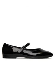 MEXX Baleriny MX/015C-RST Czarny. Czarne baleriny Mexx, bez wzorów, ze skóry, bez obcasa. Za 119.99 zł.