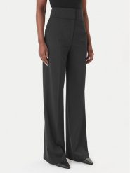 HUGO Spodnie materiałowe Himia 50516143 Czarny Wide Leg. Czarne spodnie materiałowe Hugo, bez wzorów, z materiału. Za 759.99 zł.