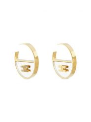 Elisabetta Franchi Kolczyki OR-08-B46E2-V240 Złoty. Żółte kolczyki Elisabetta Franchi, złote. Za 929.99 zł.