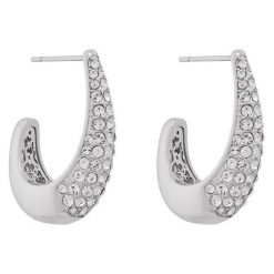 Kolczyki Guess. Szare kolczyki Guess, srebrne. Za 279.99 zł.