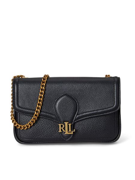 LAUREN RALPH LAUREN Torebka 432977374001 Czarny. Czarne listonoszki Lauren Ralph Lauren, bez wzorów, ze skóry, bez dodatków. Za 779.99 zł.