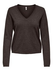 ONLY Sweter w kolorze brązowym rozmiar: L. Brązowe swetry Only, l, bez wzorów, bez ramiączek. Za 81.95 zł.