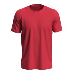 Koszulka Unisex Dla Dorosłych Lux. Czerwone bluzki STEDMAN, xl, bez wzorów, sportowe, bez kołnierzyka, bez ramiączek. Za 45.99 zł.
