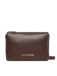 LOVE MOSCHINO Torebka JC4075PP1NLF0301 Brązowy. Brązowe listonoszki Love Moschino, bez wzorów, ze skóry, bez dodatków. Za 929.99 zł.