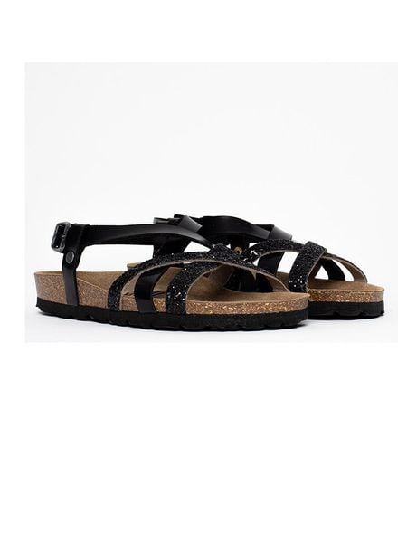 Sunbay Sandały "Primrose" w kolorze czarnym rozmiar: 42. Czarne sandały Sunbay, bez wzorów, klasyczne, z otwartym noskiem, bez obcasa, bez zapięcia. Za 159.95 zł.