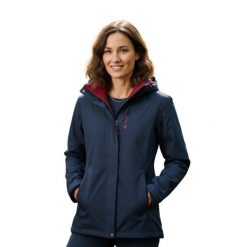 Kurtka narciarska damska Vaude Wo Kintail 3in1. Niebieskie kurtki narciarskie Vaude, bez wzorów, z poliesteru, bez kaptura, narciarskie. Za 425.70 zł.